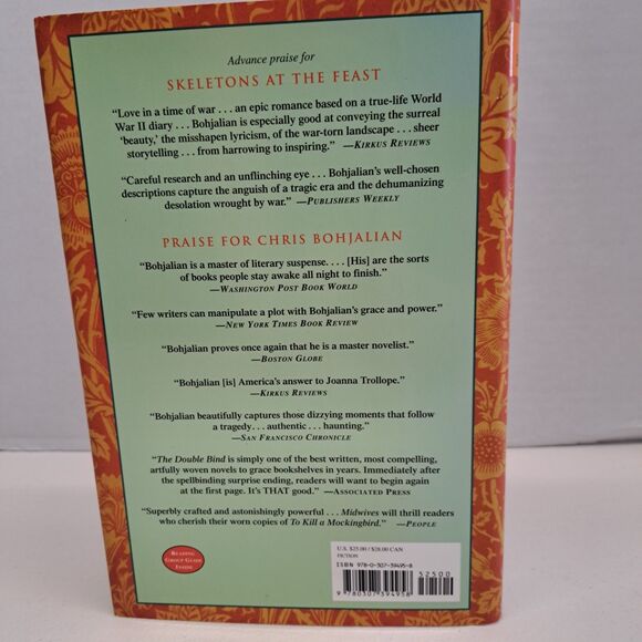 Skeletons at the Feast by Chris Bohjalian (2008, Hardcover) First Edition book - Picture 2 of 5